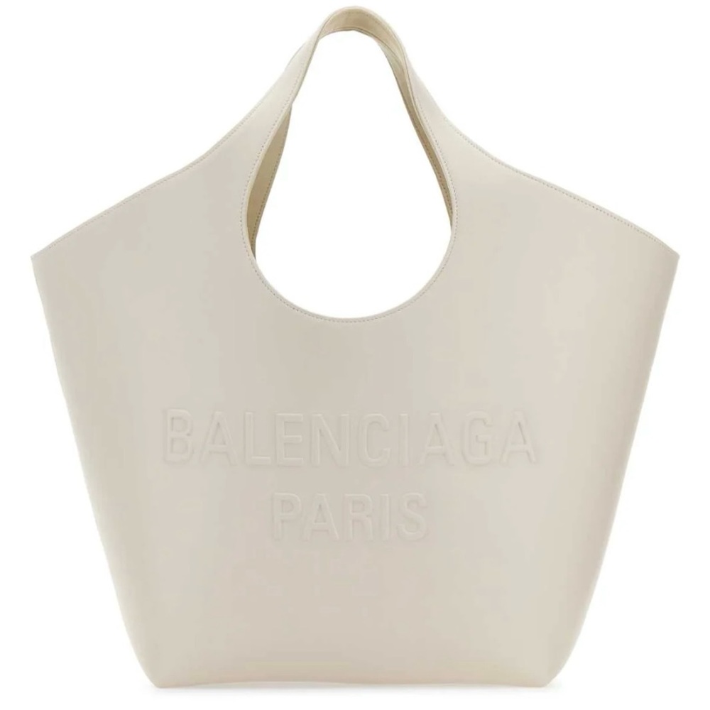 BALENCIAGA Chalk Leather
Medium Mary-Kate Shopping Bag